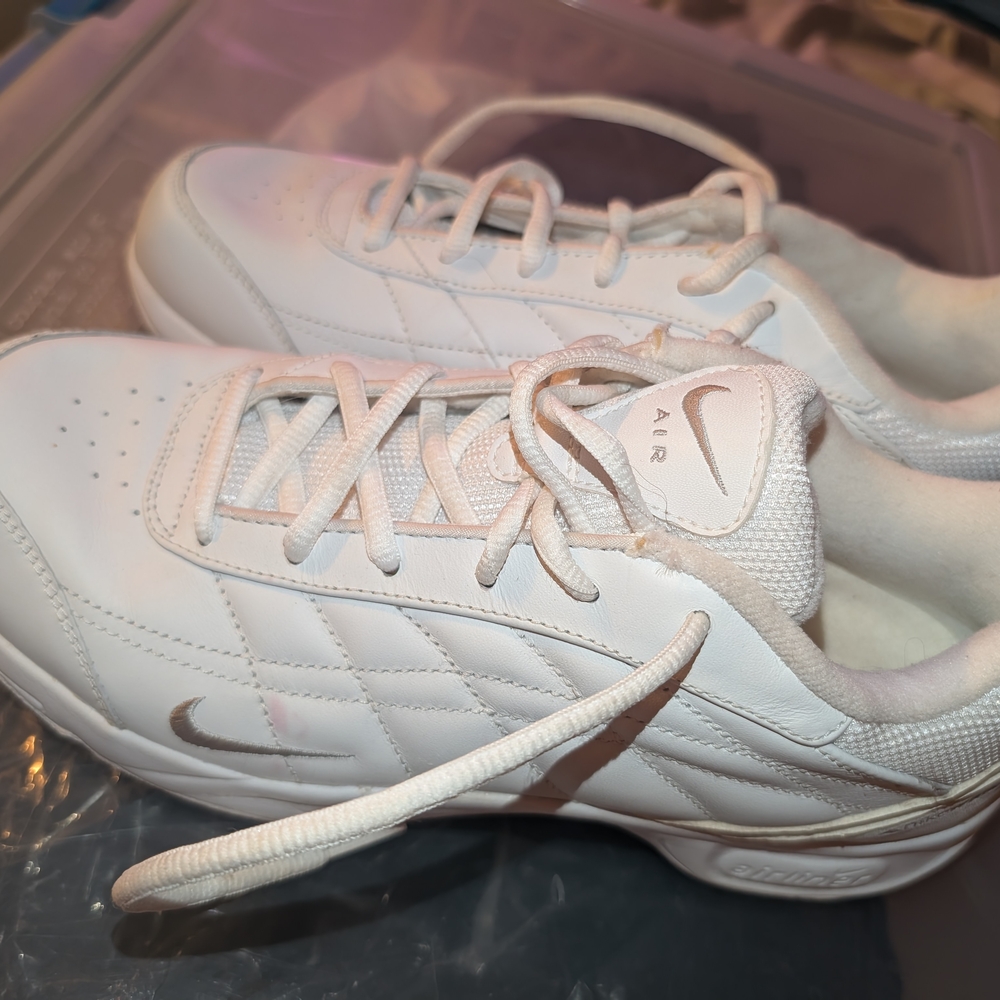 Nike Air White Leather Sneakers